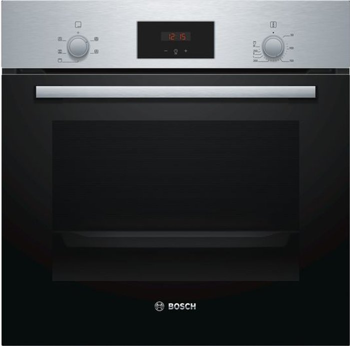 Currys Business | Bosch BOSCH Serie 2 HHF113BR0B Electric Oven - Stainless Steel, Stainless Steel Bosch BOSCH Serie 2 HHF113BR0B Electric Oven - Stainless Steel, Stainless Steel