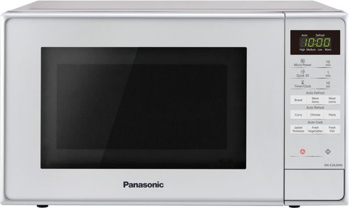 Currys Business | Panasonic PANASONIC NN-E28JMMBPQ Compact Solo Microwave - Silver Panasonic PANASONIC NN-E28JMMBPQ Compact Solo Microwave - Silver