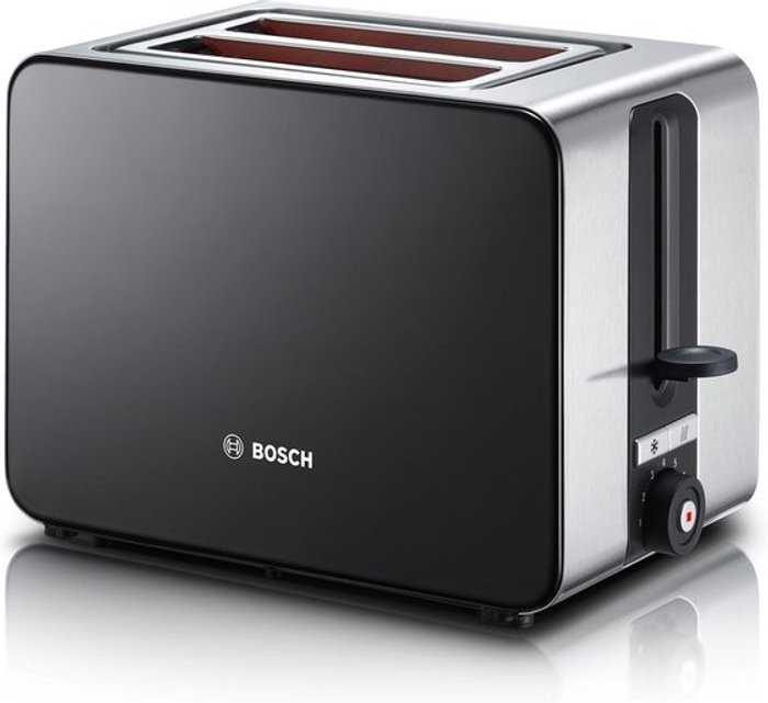 Currys Business | Bosch BOSCH Sky TAT7203GB 2-Slice Toaster - Black Bosch BOSCH Sky TAT7203GB 2-Slice Toaster - Black