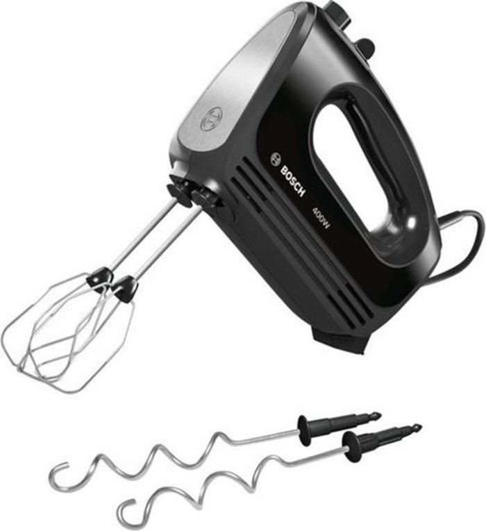 Currys Business | Bosch BOSCH CleverMixx MFQ2420BGB Hand Mixer - Black Bosch BOSCH CleverMixx MFQ2420BGB Hand Mixer - Black