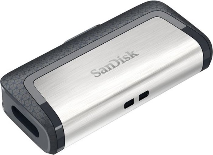 Currys Business | Sandisk SANDISK Ultra USB Type-C & USB 3.1 Dual Memory Stick - 64 GB, Silver Sandisk SANDISK Ultra USB Type-C & USB 3.1 Dual Memory Stick - 64 GB, Silver