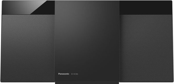 Currys Business | Panasonic PANASONIC SC-HC302 Bluetooth Flat Panel Hi-Fi System - Black Panasonic PANASONIC SC-HC302 Bluetooth Flat Panel Hi-Fi System - Black
