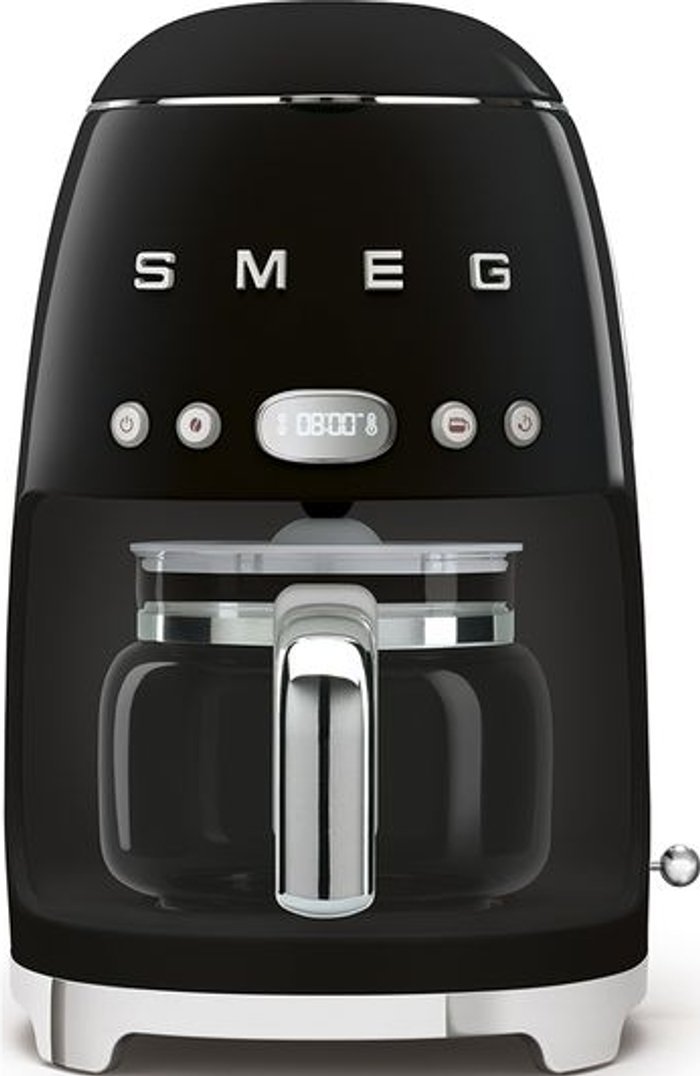 Currys Business | Smeg SMEG 50's Retro DCF02BLUK Filter Coffee Machine - Black Smeg SMEG 50's Retro DCF02BLUK Filter Coffee Machine - Black