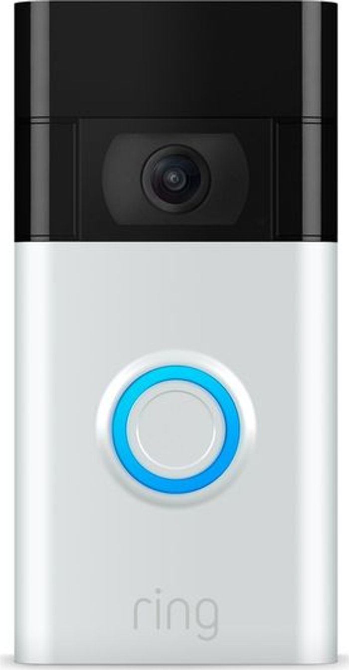 Currys Business | Ring RING Video Doorbell 1 (2nd Gen) - Satin Nickel Ring RING Video Doorbell 1 (2nd Gen) - Satin Nickel