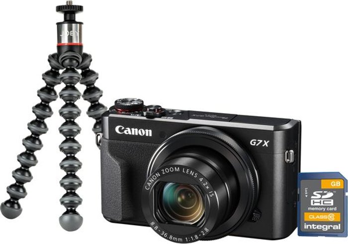 Currys Business | Canon CANON PowerShot G7 X MK II Compact Camera Vlogging Kit, Black Canon CANON PowerShot G7 X MK II Compact Camera Vlogging Kit, Black