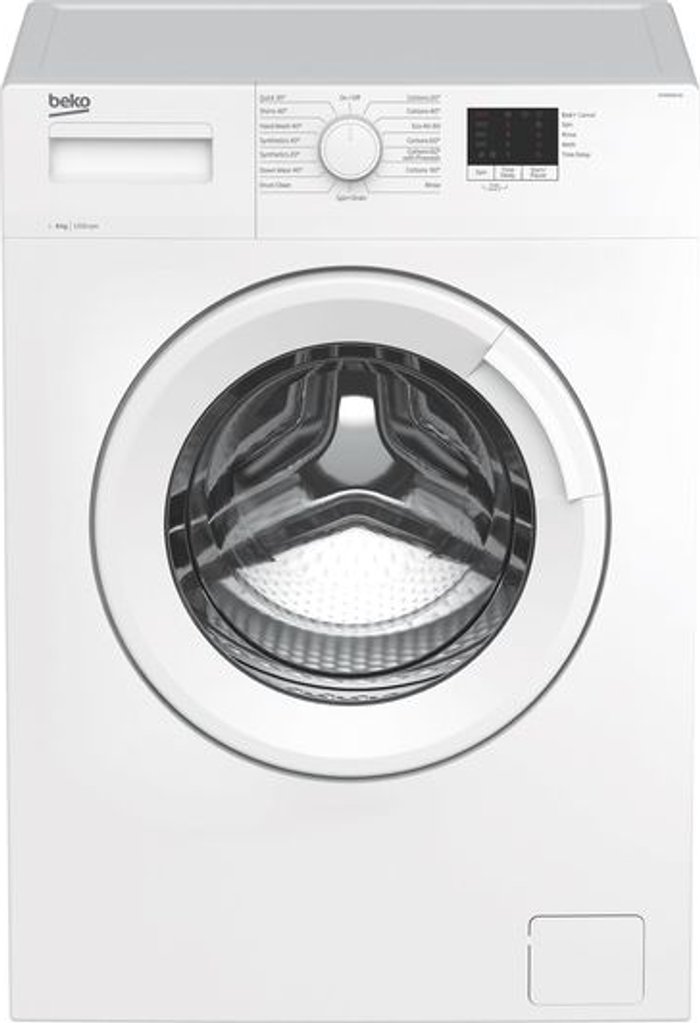 Currys Business | Beko BEKO WTK82011W 8 kg 1200 Spin Washing Machine - White Beko BEKO WTK82011W 8 kg 1200 Spin Washing Machine - White