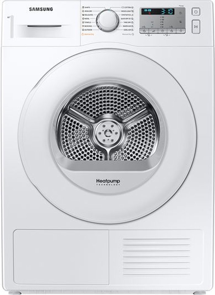 Currys Business | Samsung SAMSUNG DV80TA020TH/EU 8 kg Heat Pump Tumble Dryer - White Samsung SAMSUNG DV80TA020TH/EU 8 kg Heat Pump Tumble Dryer - White