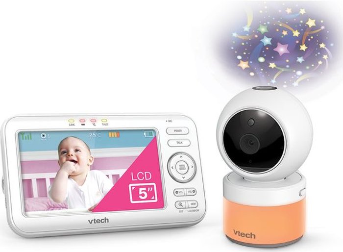 Currys Business | Vtech VTECH VM5463 Video Baby Monitor - White Vtech VTECH VM5463 Video Baby Monitor - White