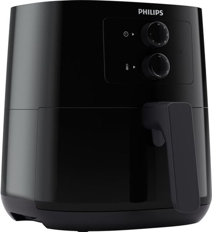 Currys Business | Philips Philips 4.1L 1400W Essential Compact Air Fryer - Black Philips Philips 4.1L 1400W Essential Compact Air Fryer - Black