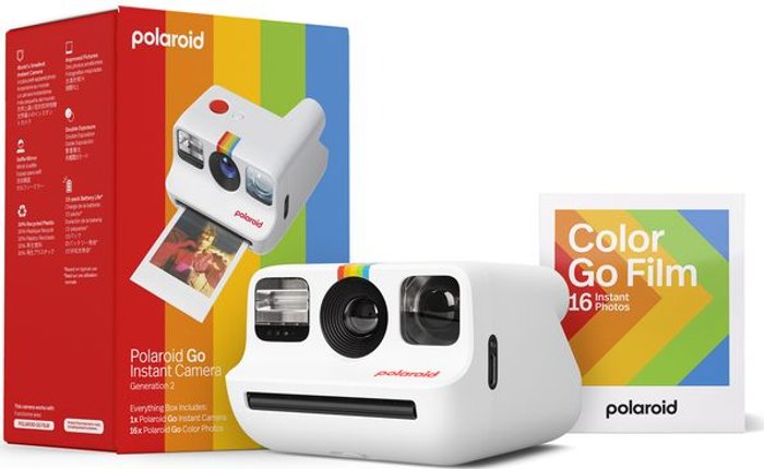 Currys Business | Polaroid POLAROID Go Gen 2 Instant Camera Set - White, White Polaroid POLAROID Go Gen 2 Instant Camera Set - White, White