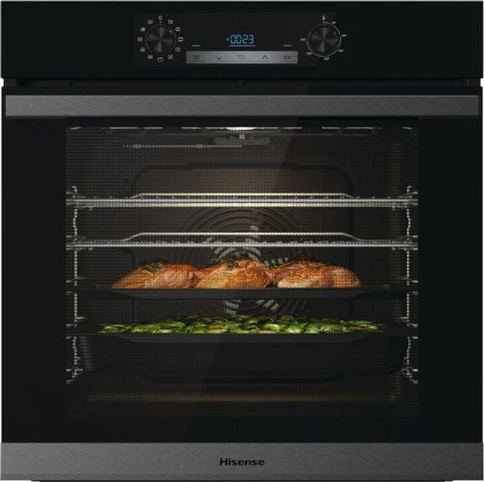 Currys Business | Hisense HISENSE BSA63222ABUK Electric Steam Oven - Black Hisense HISENSE BSA63222ABUK Electric Steam Oven - Black