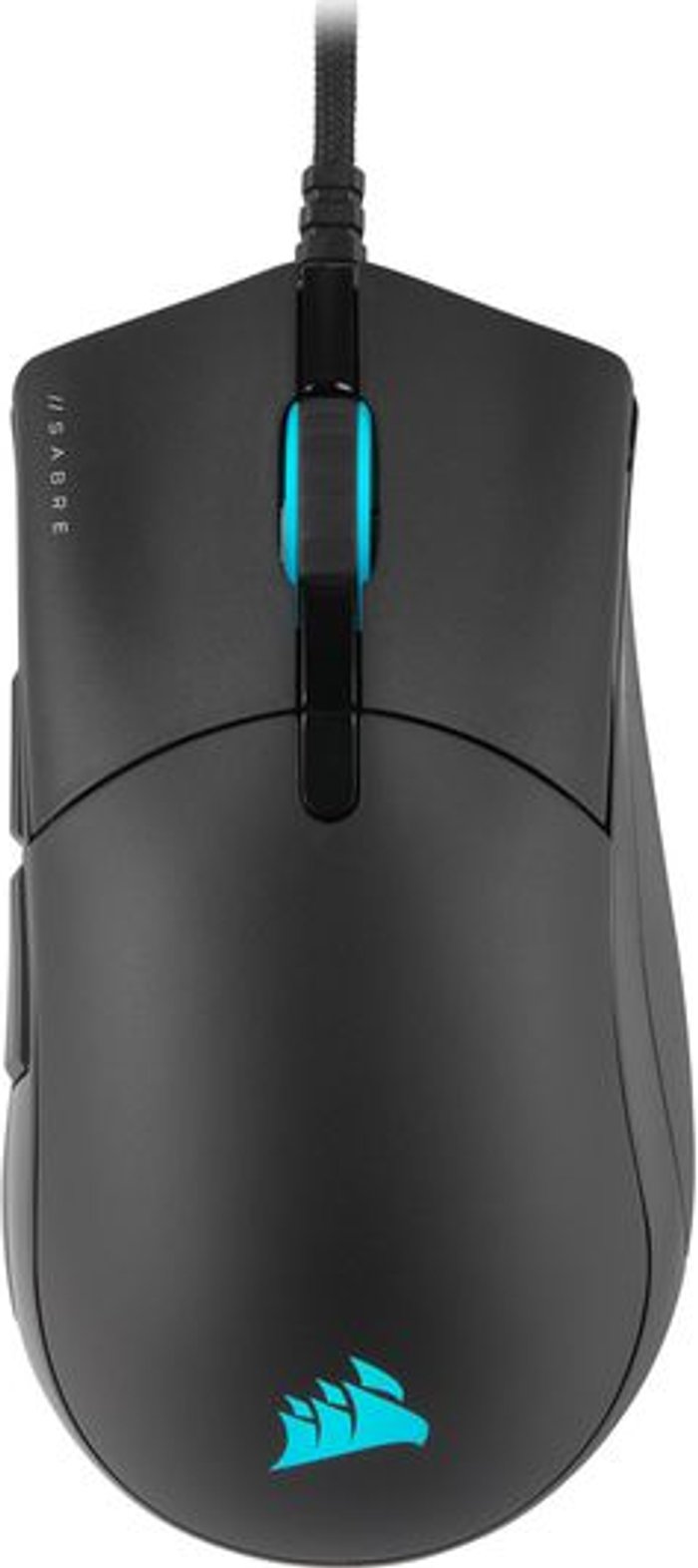 Currys Business | Corsair CORSAIR SABRE RGB PRO CHAMPION SERIES Optical Gaming Mouse, Black Corsair CORSAIR SABRE RGB PRO CHAMPION SERIES Optical Gaming Mouse, Black