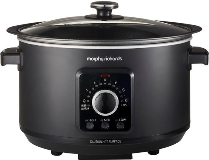 Currys Business | Morphy Richards MORPHY RICHARDS Easy Time 460021 Slow Cooker - Black Morphy Richards MORPHY RICHARDS Easy Time 460021 Slow Cooker - Black