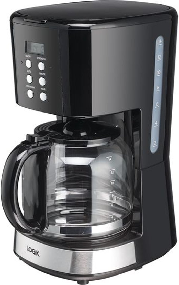 Currys Business | Logik LOGIK L14DCB19 Filter Coffee Machine - Black Logik LOGIK L14DCB19 Filter Coffee Machine - Black
