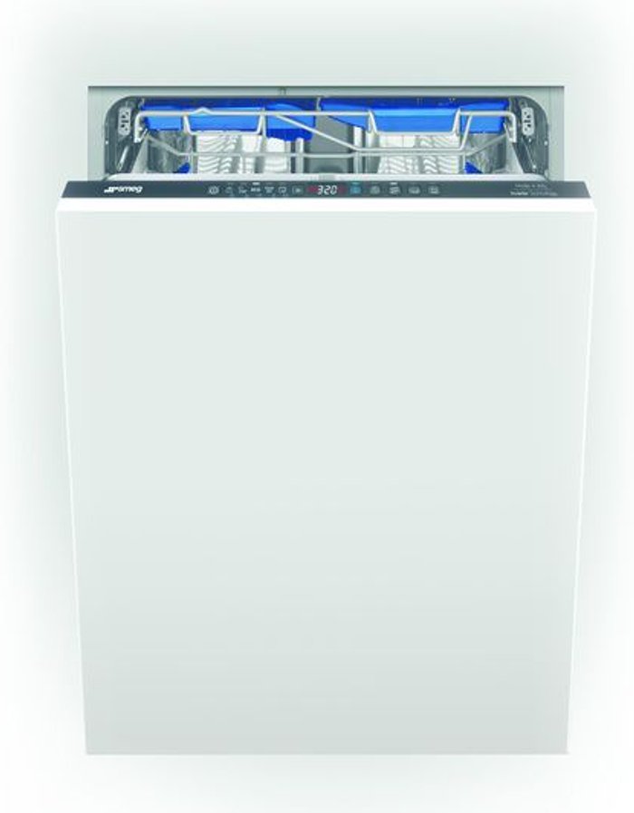 Currys Business | Smeg SMEG DID322BL Full-size Fully Integrated Dishwasher - Black, Black Smeg SMEG DID322BL Full-size Fully Integrated Dishwasher - Black, Black