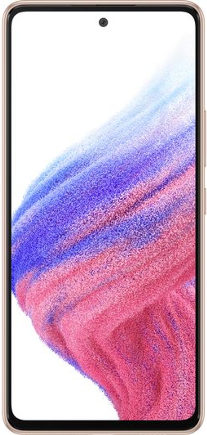 Currys Business | Samsung SAMSUNG Galaxy A53 5G - 128 GB, Peach Samsung SAMSUNG Galaxy A53 5G - 128 GB, Peach