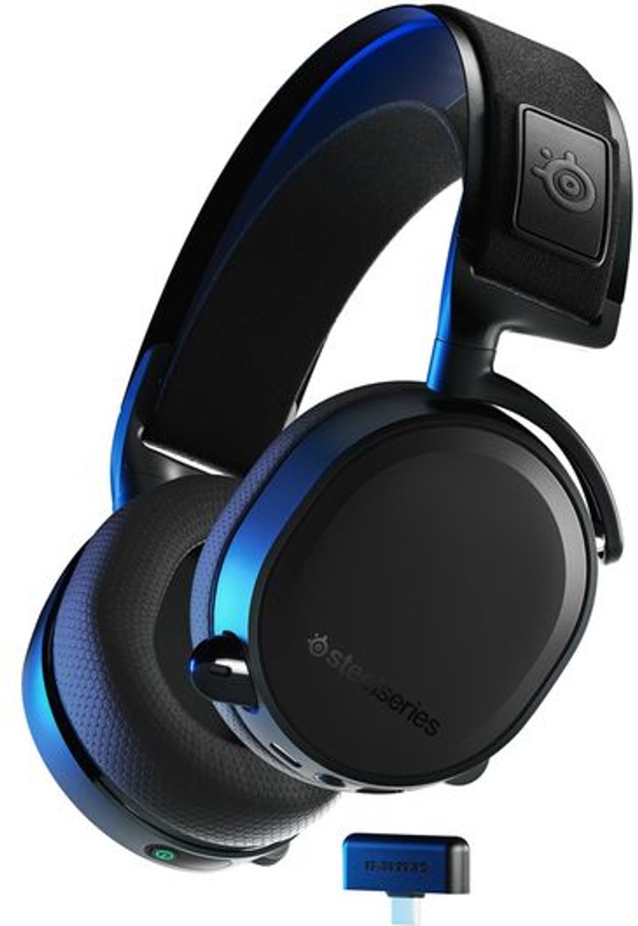Currys Business | SteelSeries STEELSERIES Arctis 7P+ Wireless 7.1 Gaming Headset - Black SteelSeries STEELSERIES Arctis 7P+ Wireless 7.1 Gaming Headset - Black