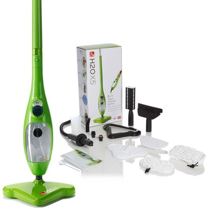 Currys Business | Thane THANE H2O X5 Deluxe Edition Steam Mop - Green Thane THANE H2O X5 Deluxe Edition Steam Mop - Green