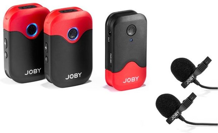 Currys Business | Joby JOBY JB01737-BWW Wavo Air Wireless Microphone Kit - Red & Black, Red,Black Joby JOBY JB01737-BWW Wavo Air Wireless Microphone Kit - Red & Black, Red,Black