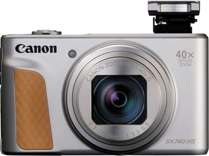 Currys Business | Canon CANON PowerShot SX740 HS Superzoom Compact Camera - Silver, Silver/Grey Canon CANON PowerShot SX740 HS Superzoom Compact Camera - Silver, Silver/Grey