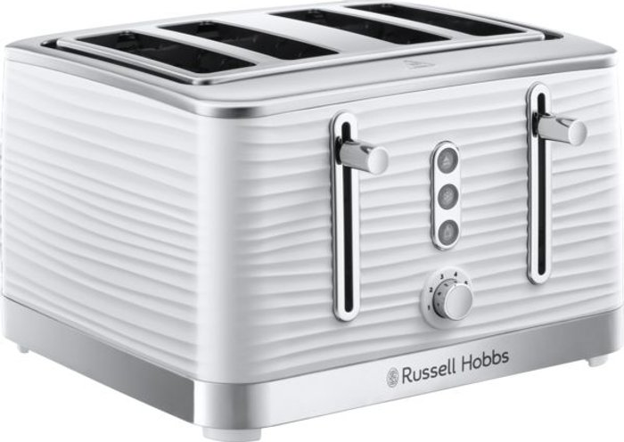 Currys Business | Russell Hobbs Russell Hobbs 24381 Inspire 1800W 4 Slot Toaster - Black Russell Hobbs Russell Hobbs 24381 Inspire 1800W 4 Slot Toaster - Black