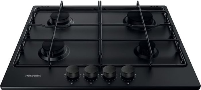 Currys Business | Hotpoint HOTPOINT PPH 60P F NB 55 cm Gas Hob - Anthracite Hotpoint HOTPOINT PPH 60P F NB 55 cm Gas Hob - Anthracite