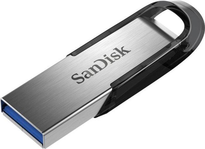 Currys Business | Sandisk SANDISK Ultra Flair USB 3.0 Memory Stick - 128 GB, Silver, Silver/Grey Sandisk SANDISK Ultra Flair USB 3.0 Memory Stick - 128 GB, Silver, Silver/Grey