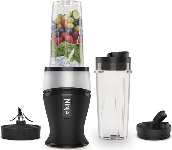 Currys Business | Ninja Ninja Nutri Ninja QB3001UKS Blender and Smoothie Maker - Silver Ninja Ninja Nutri Ninja QB3001UKS Blender and Smoothie Maker - Silver
