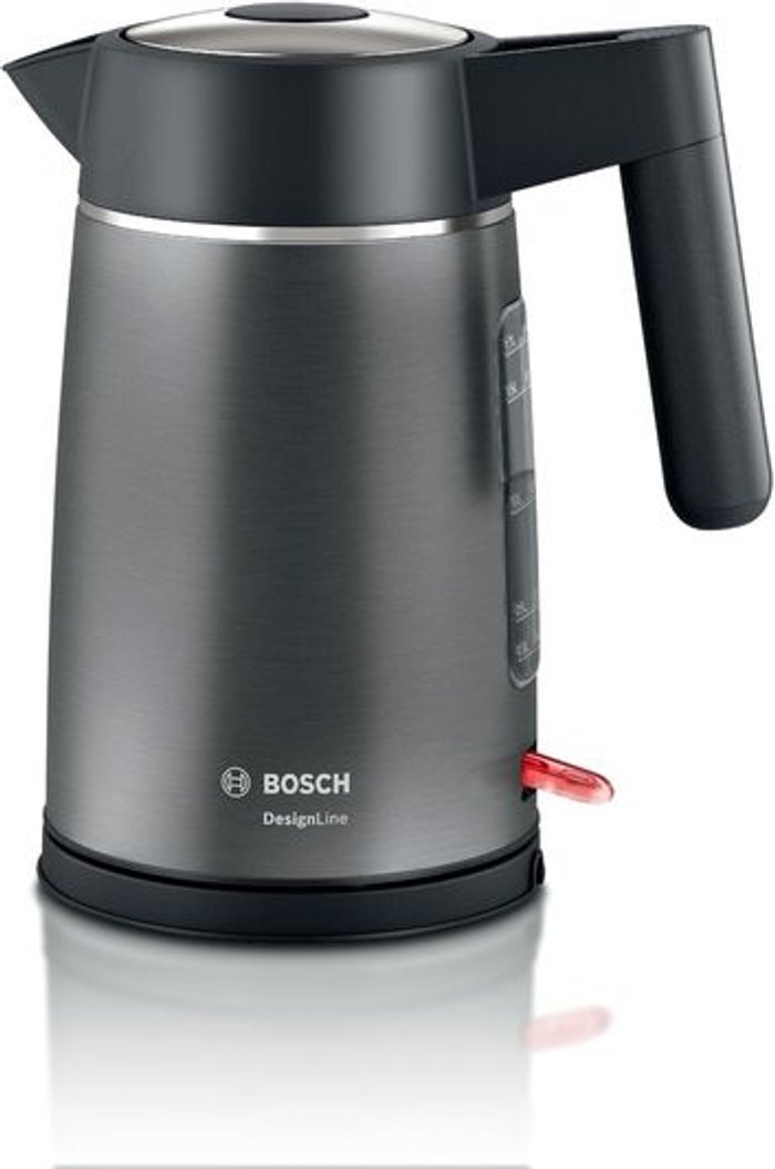 Currys Business | Bosch BOSCH DesignLine TWK5P475GB Jug Kettle - Black & Anthracite Bosch BOSCH DesignLine TWK5P475GB Jug Kettle - Black & Anthracite