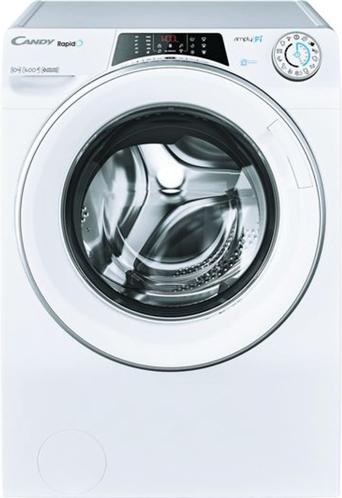 Currys Business | Candy CANDY Rapido RO14104DWMCE WiFi-enabled 10 kg 1400 Spin Washing Machine - White Candy CANDY Rapido RO14104DWMCE WiFi-enabled 10 kg 1400 Spin Washing Machine - White