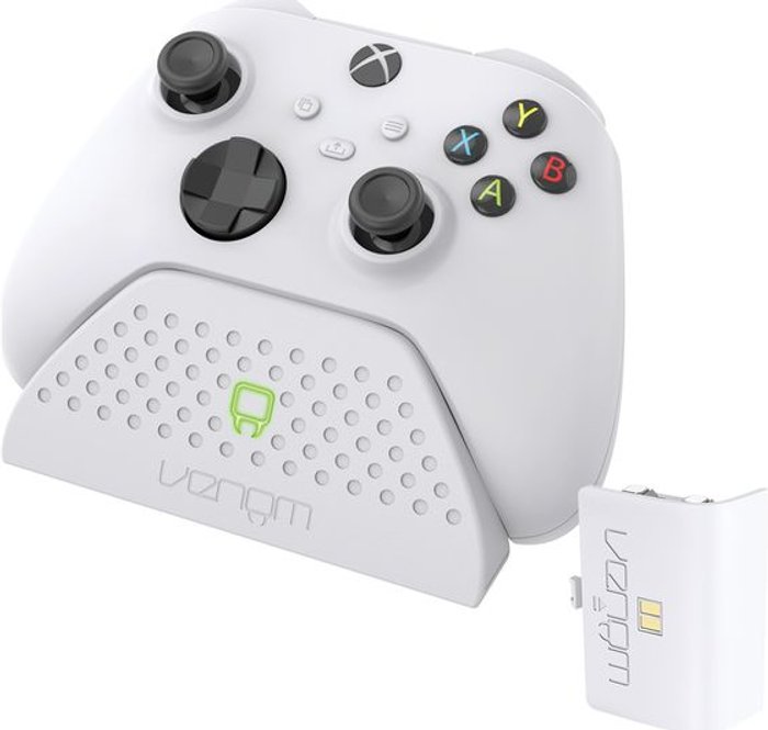 Currys Business | Venom VENOM VS2870 Xbox Series X/S Docking Station - White Venom VENOM VS2870 Xbox Series X/S Docking Station - White