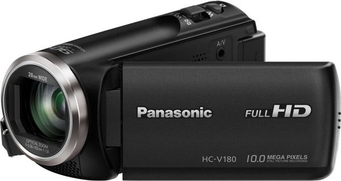 Currys Business | Panasonic PANASONIC HC-V180EB-K Camcorder - Black Panasonic PANASONIC HC-V180EB-K Camcorder - Black