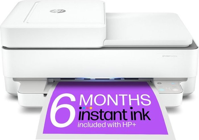 Currys Business | HP HP ENVY 6432e All-in-One Wireless Inkjet Printer with Fax & HP, Silver/Grey,White HP HP ENVY 6432e All-in-One Wireless Inkjet Printer with Fax & HP, Silver/Grey,White