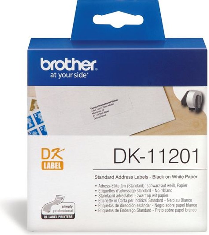 Currys Business | Brother BROTHER DK11201 29 x 90 mm Standard Address Labels Brother BROTHER DK11201 29 x 90 mm Standard Address Labels