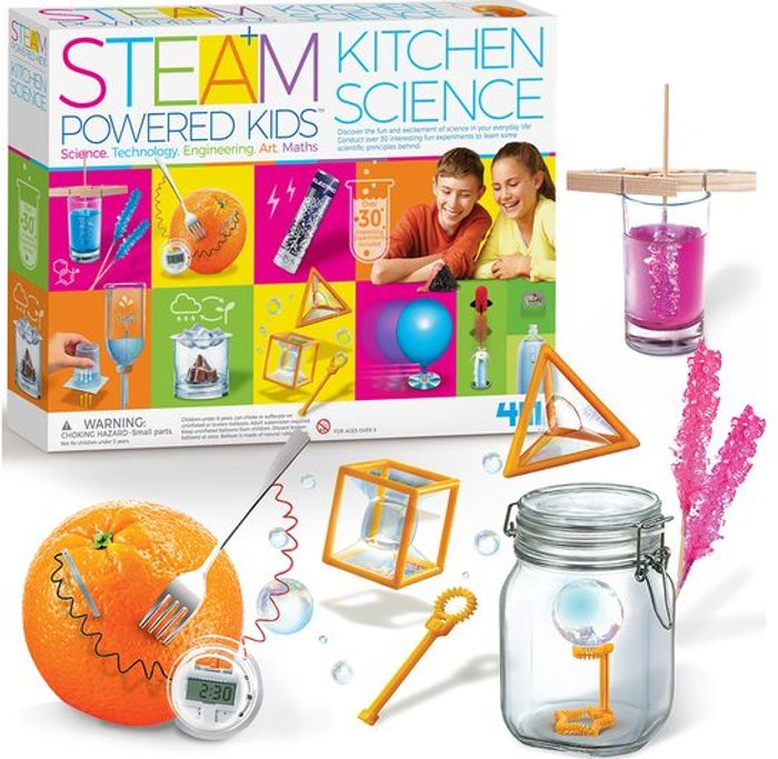 Currys Business | STEAM POWERED STEAM POWERED Kids Kitchen Science Kit STEAM POWERED STEAM POWERED Kids Kitchen Science Kit