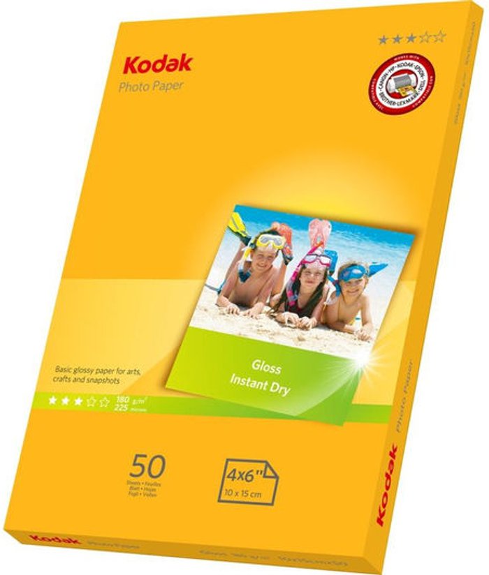 Currys Business | Kodak KODAK 100 x 150 mm Photo Paper - 50 Sheets Kodak KODAK 100 x 150 mm Photo Paper - 50 Sheets
