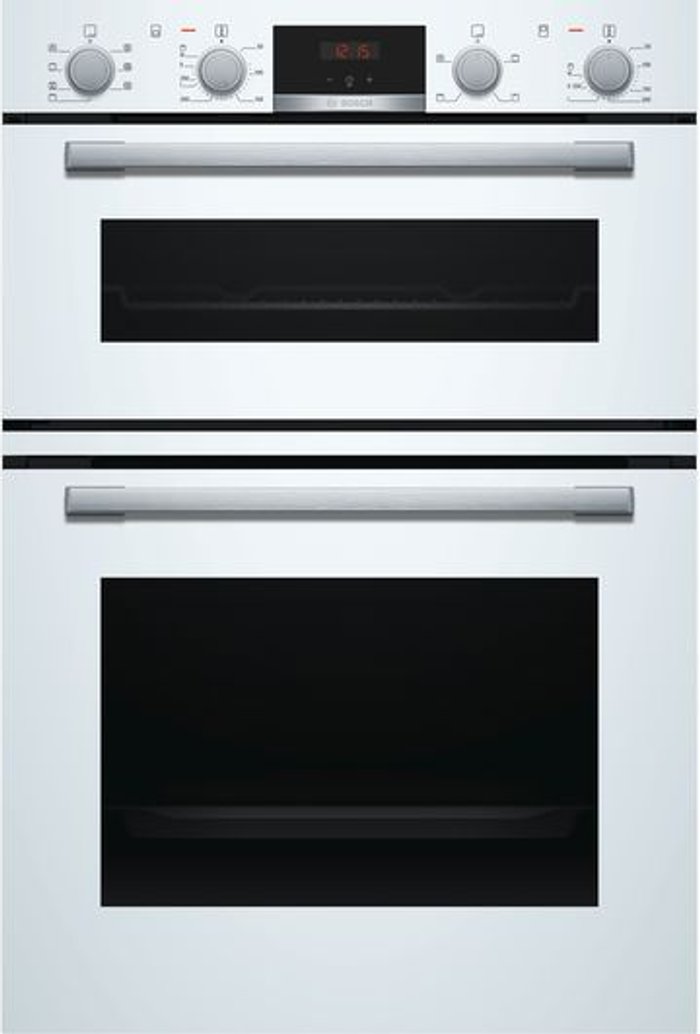 Currys Business | Bosch BOSCH Serie 4 MBS533BW0B Electric Double Oven - White Bosch BOSCH Serie 4 MBS533BW0B Electric Double Oven - White