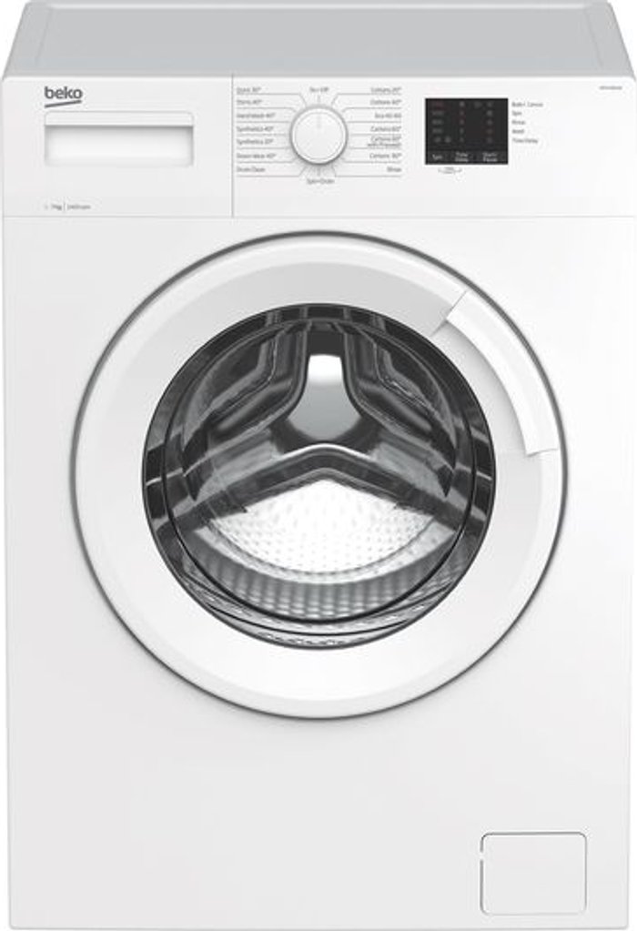 Currys Business | Beko BEKO WTK74011W 7 kg 1400 Spin Washing Machine - White Beko BEKO WTK74011W 7 kg 1400 Spin Washing Machine - White