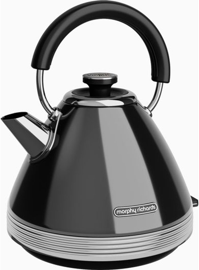 Currys Business | Morphy Richards MORPHY RICHARDS Venture Retro 100331 Traditional Kettle - Black Morphy Richards MORPHY RICHARDS Venture Retro 100331 Traditional Kettle - Black
