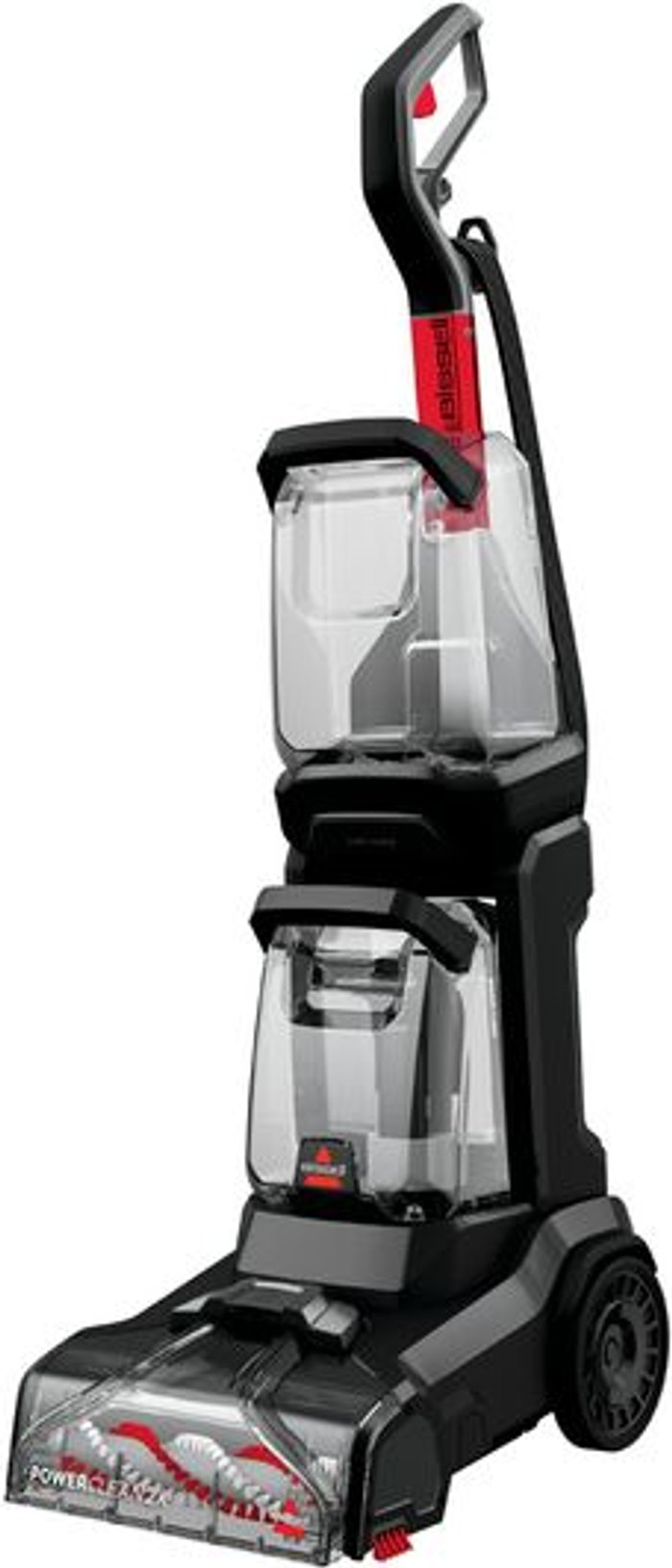 Currys Business | Bissell BISSELL PowerClean 2X 3112E Upright Carpet Cleaner - Grey & Red Bissell BISSELL PowerClean 2X 3112E Upright Carpet Cleaner - Grey & Red