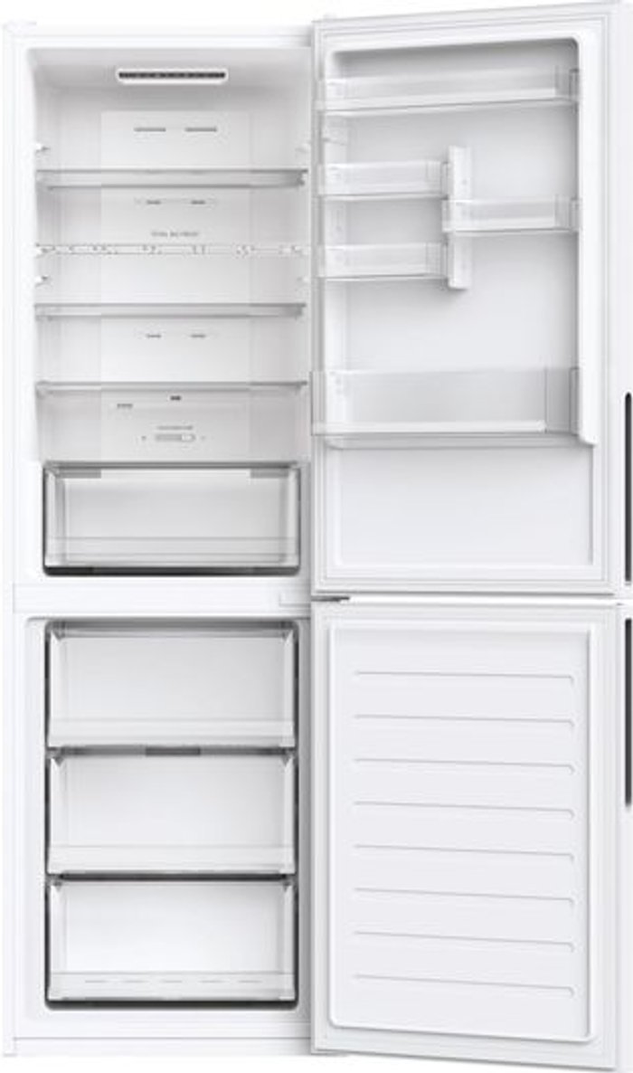 Currys Business | Hoover HOOVER HOCE3T618FWKR 60/40 Fridge Freezer - White, White Hoover HOOVER HOCE3T618FWKR 60/40 Fridge Freezer - White, White