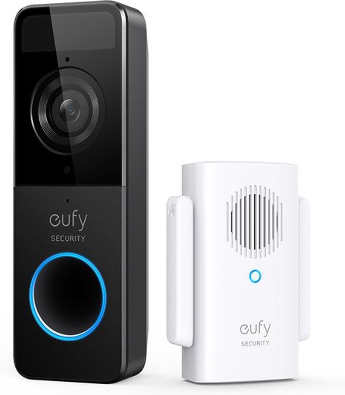 Currys Business | EUFY EUFY Video Doorbell 1080p with Base Station - Battery Powered EUFY EUFY Video Doorbell 1080p with Base Station - Battery Powered