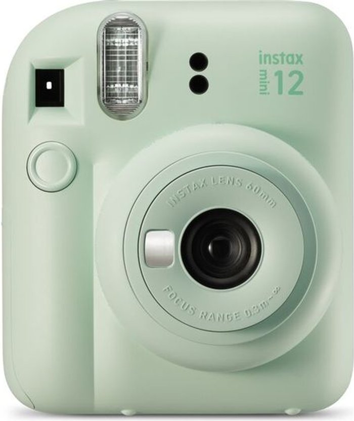 Currys Business | INSTAX INSTAX mini 12 Instant Camera - Mint Green, Green INSTAX INSTAX mini 12 Instant Camera - Mint Green, Green