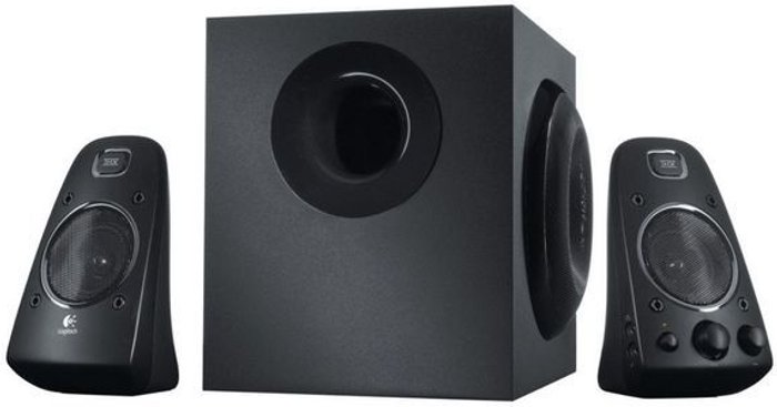 Currys Business | Logitech Logitech Z-623 - speaker system - for PC Logitech Logitech Z-623 - speaker system - for PC