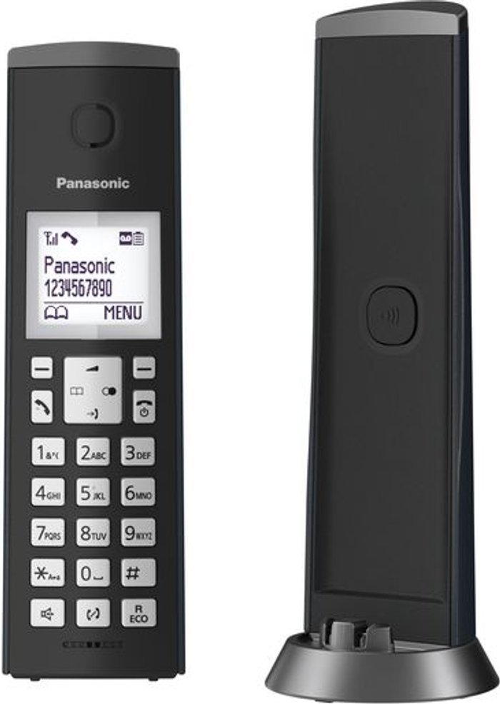 Currys Business | Panasonic PANASONIC KX-TGK220EM Cordless Phone - Single Handset Panasonic PANASONIC KX-TGK220EM Cordless Phone - Single Handset