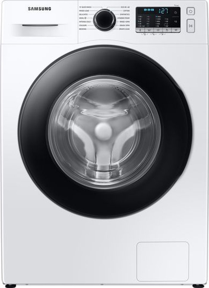 Currys Business | Samsung SAMSUNG ecobubble WW90TA046AE/EU 9 kg 1400 Spin Washing Machine - White Samsung SAMSUNG ecobubble WW90TA046AE/EU 9 kg 1400 Spin Washing Machine - White