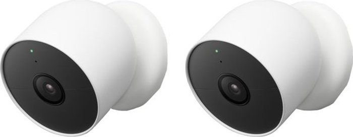 Currys Business | Google GOOGLE Nest Cam Full HD WiFi Security Camera - Pack of 2 Google GOOGLE Nest Cam Full HD WiFi Security Camera - Pack of 2