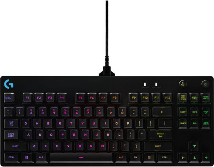 Currys Business | Logitech LOGITECH G PRO Mechanical Gaming Keyboard, Black Logitech LOGITECH G PRO Mechanical Gaming Keyboard, Black