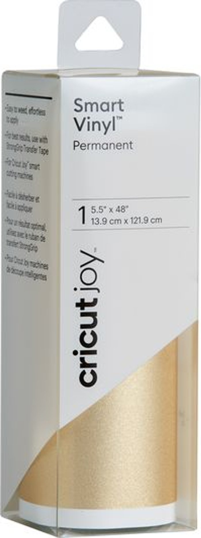 Currys Business | CRICUT CRICUT Joy Smart Permanent Vinyl - Shimmer Gold CRICUT CRICUT Joy Smart Permanent Vinyl - Shimmer Gold