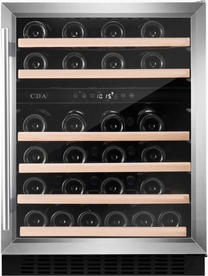 Currys Business | CDA CDA CFWC604SS Wine Cooler - Stainless Steel CDA CDA CFWC604SS Wine Cooler - Stainless Steel